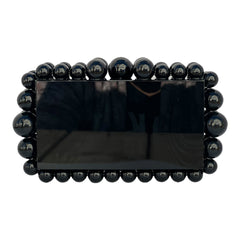 Style 152 Black Acrylic Box Clutch