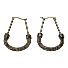 Robin Oval Hoop Earrings