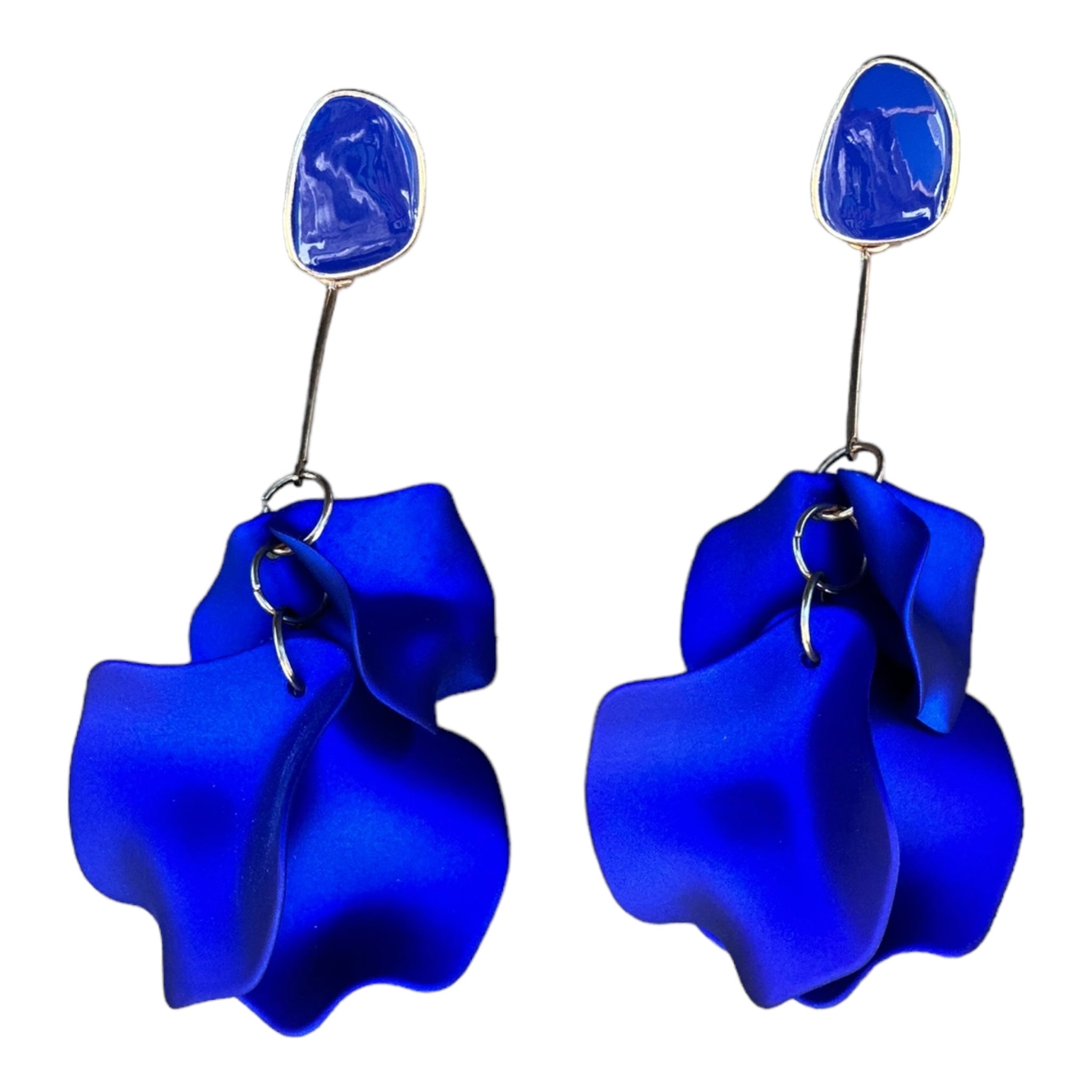 Acrylic Petal Drop Earrings