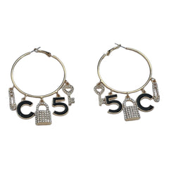 C 5 Small Hoop Earrings