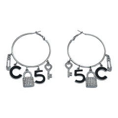 C 5 Small Hoop Earrings