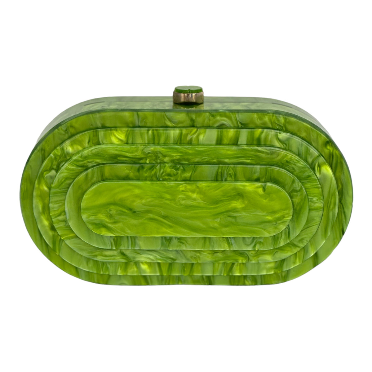 Style 148 Lime Green Layer Clutch