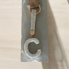 Sparkle Letter Keychains