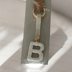 Sparkle Letter Keychains